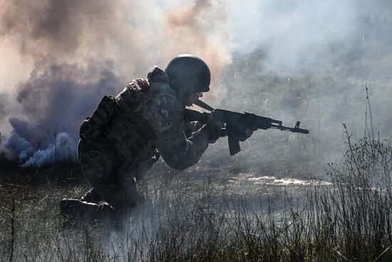 Russia Crimea Youth Military Training