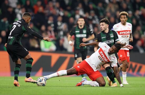 Russia Soccer Premier-League Krasnodar - Spartak