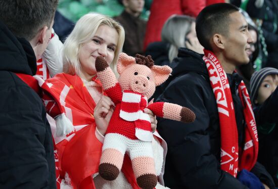 Russia Soccer Premier-League Krasnodar - Spartak