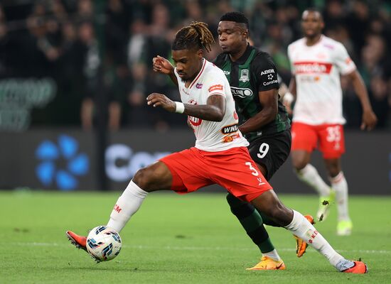Russia Soccer Premier-League Krasnodar - Spartak