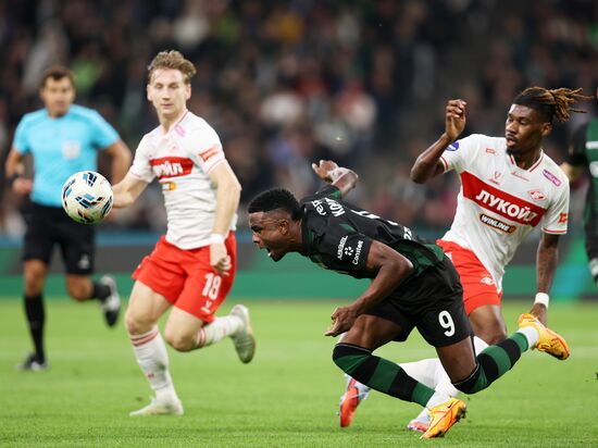 Russia Soccer Premier-League Krasnodar - Spartak