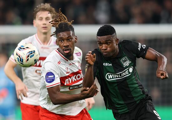 Russia Soccer Premier-League Krasnodar - Spartak