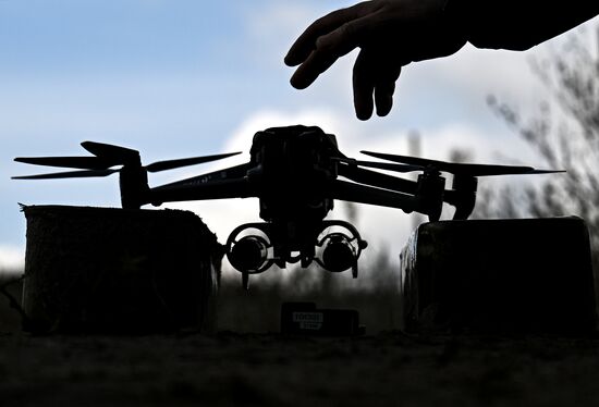 Russia Ukraine Military Operation Scouts Training