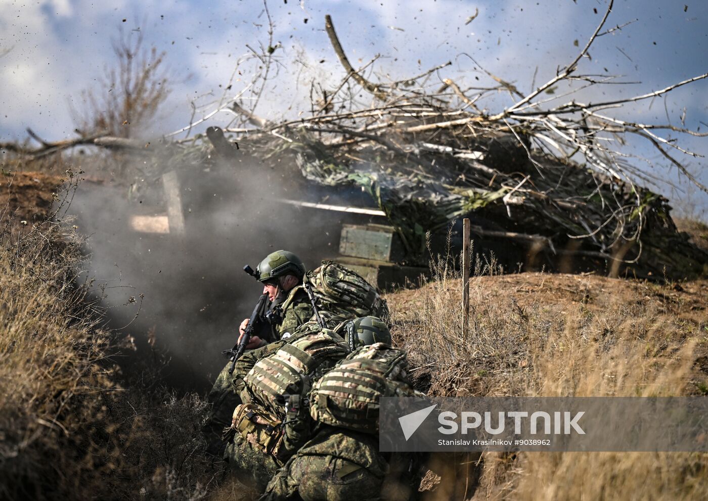 Russia Ukraine Military Operation Scouts Training