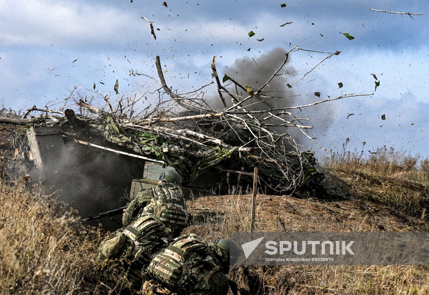 Russia Ukraine Military Operation Scouts Training