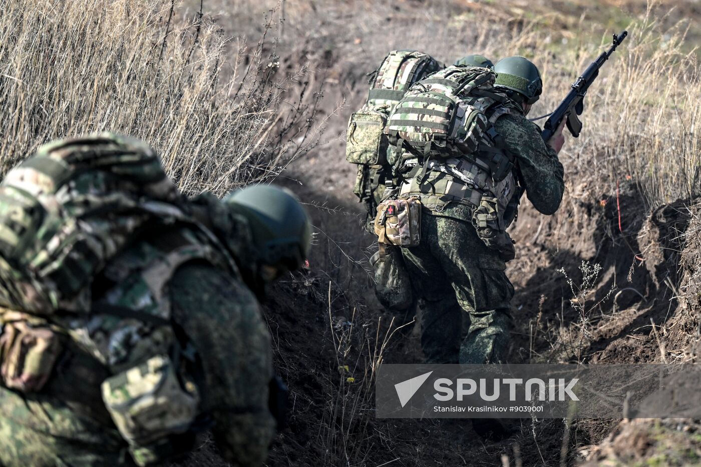 Russia Ukraine Military Operation Scouts Training