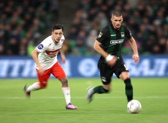 Russia Soccer Premier-League Krasnodar - Spartak