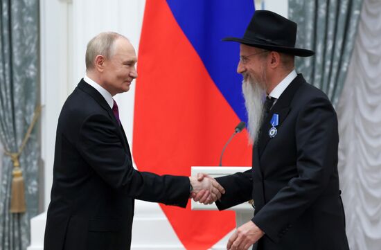 Russia Putin State Awards Presentation