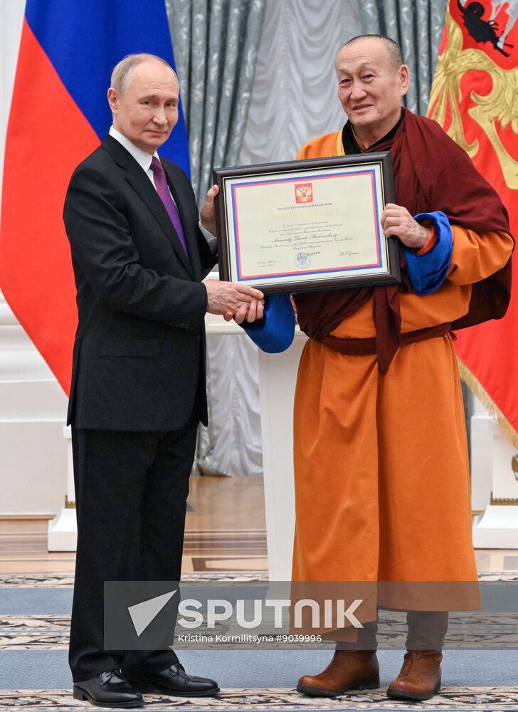 Russia Putin State Awards Presentation