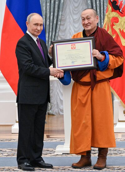 Russia Putin State Awards Presentation