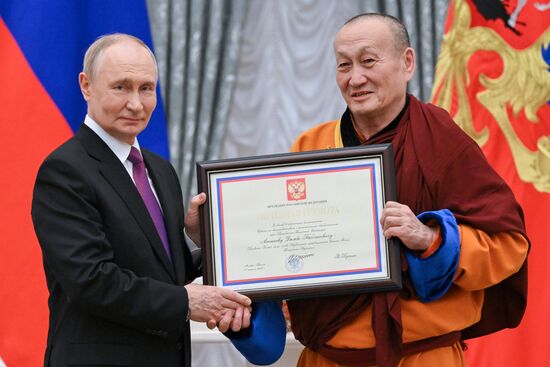 Russia Putin State Awards Presentation