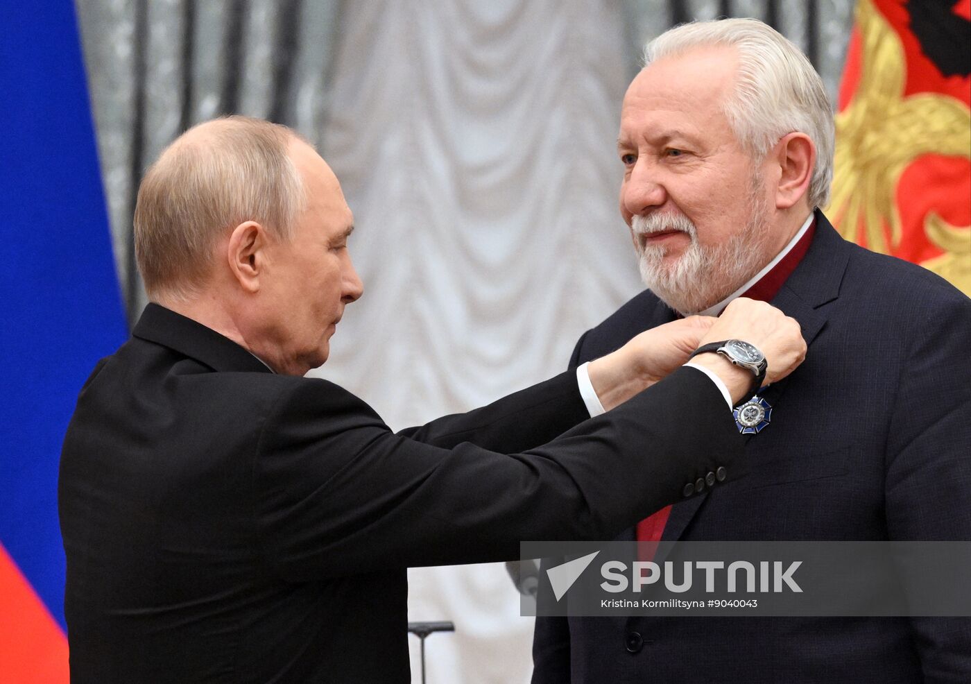 Russia Putin State Awards Presentation