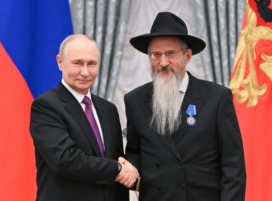 Russia Putin State Awards Presentation