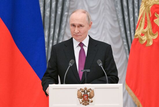 Russia Putin State Awards Presentation