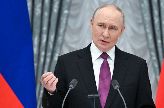 Russia Putin State Awards Presentation