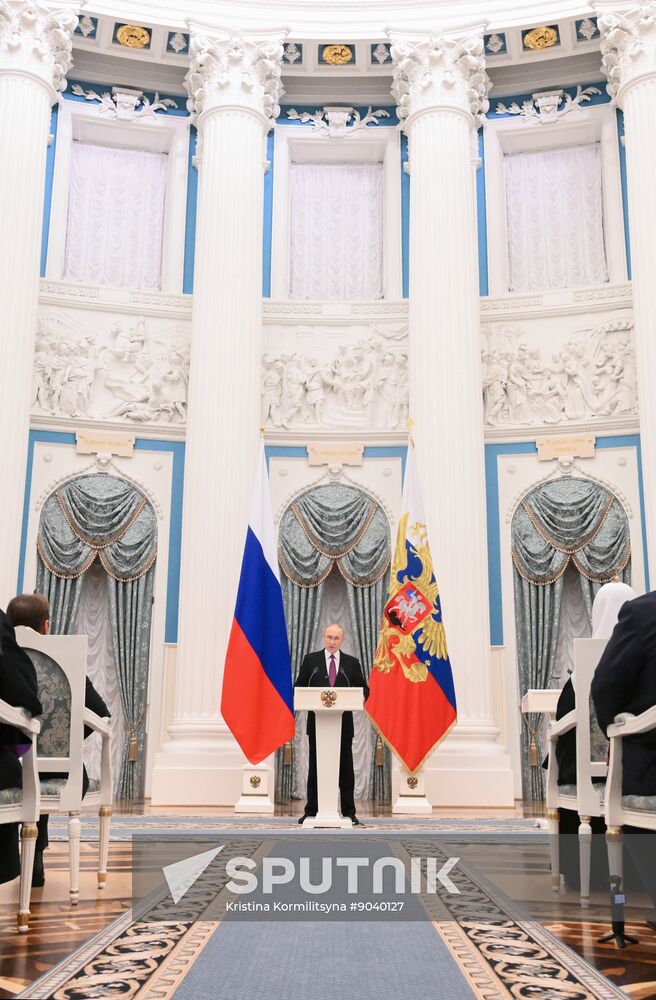 Russia Putin State Awards Presentation