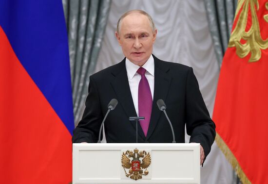 Russia Putin State Awards Presentation