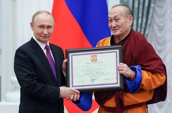 Russia Putin State Awards Presentation