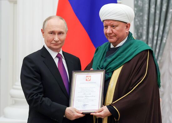 Russia Putin State Awards Presentation