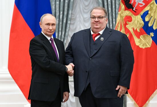 Russia Putin State Awards Presentation