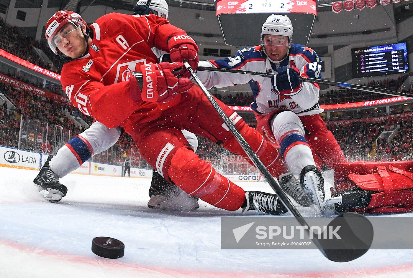 Russia Ice Hockey Kontinental League Spartak - CSKA