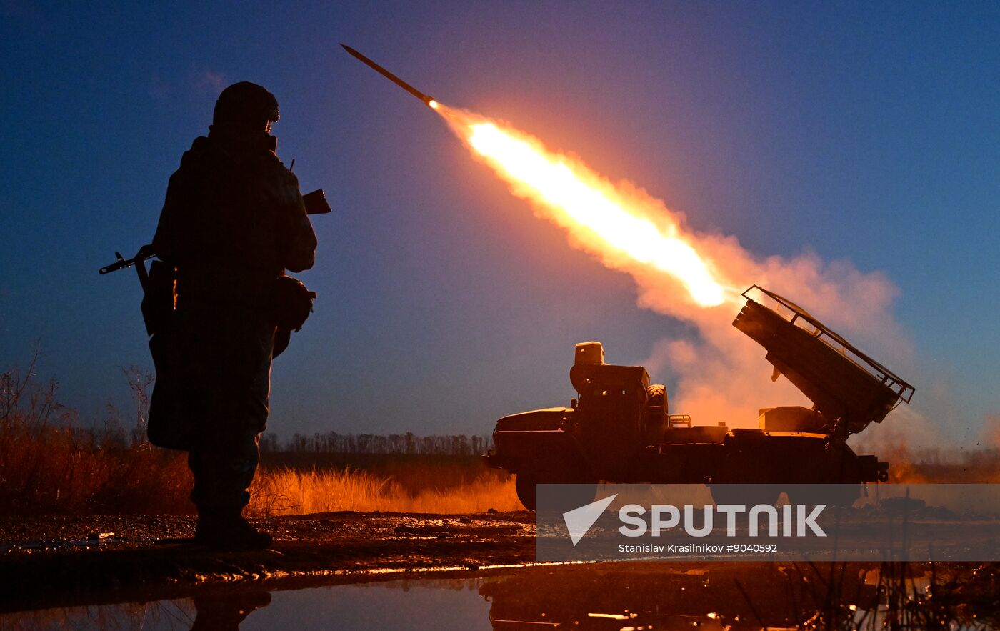 Russia Ukraine Military Operation Artillery Unit