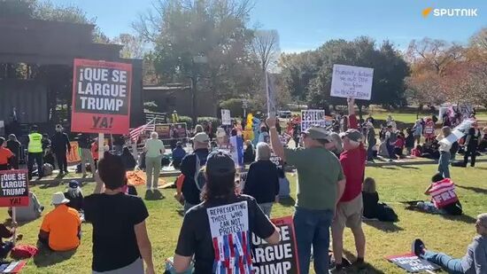 1,000 rally in DC demanding "Trump Must Go Now" on election anniversary