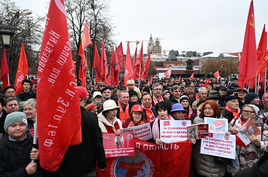 Russia October Revolution Anniversary