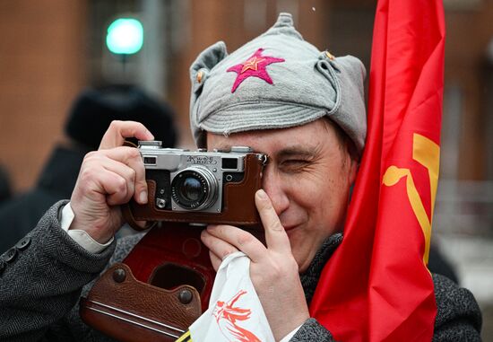 Russia October Revolution Anniversary