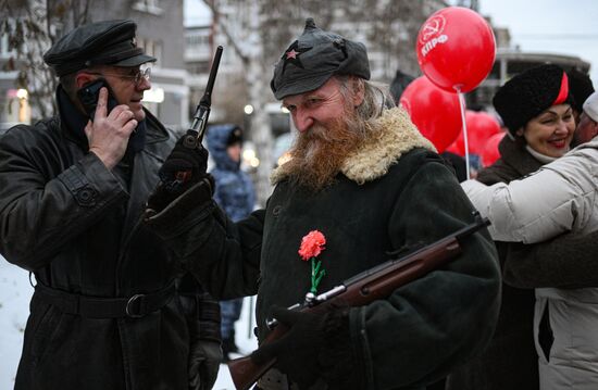 Russia October Revolution Anniversary