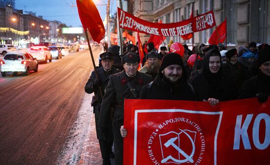 Russia October Revolution Anniversary