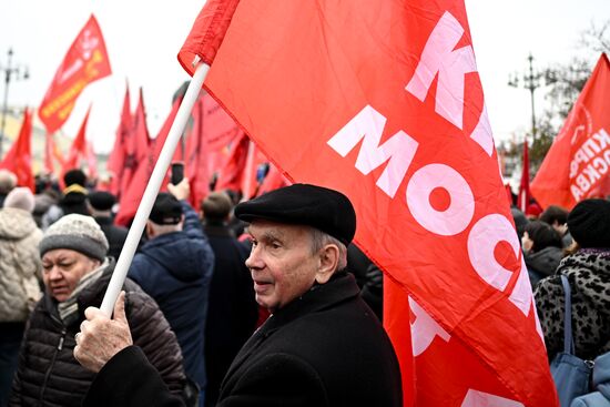 Russia October Revolution Anniversary