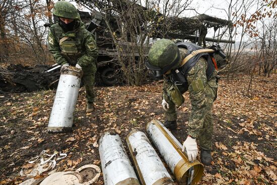 Russia Ukraine Military Operation Artillery Unit