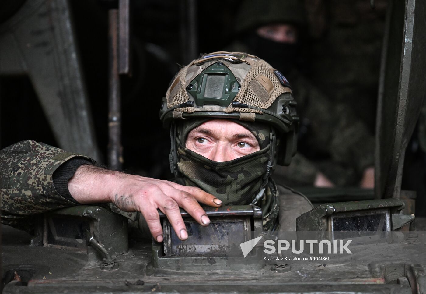 Russia Ukraine Military Operation Artillery Unit