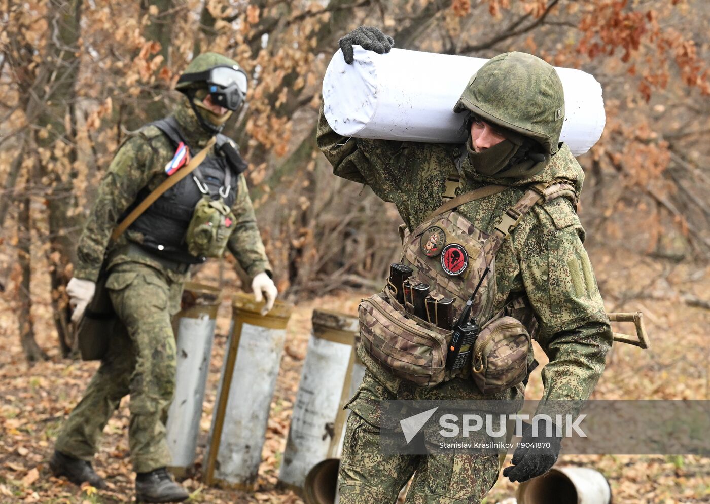 Russia Ukraine Military Operation Artillery Unit