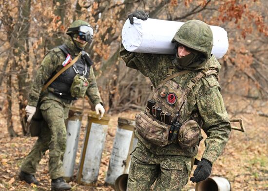 Russia Ukraine Military Operation Artillery Unit