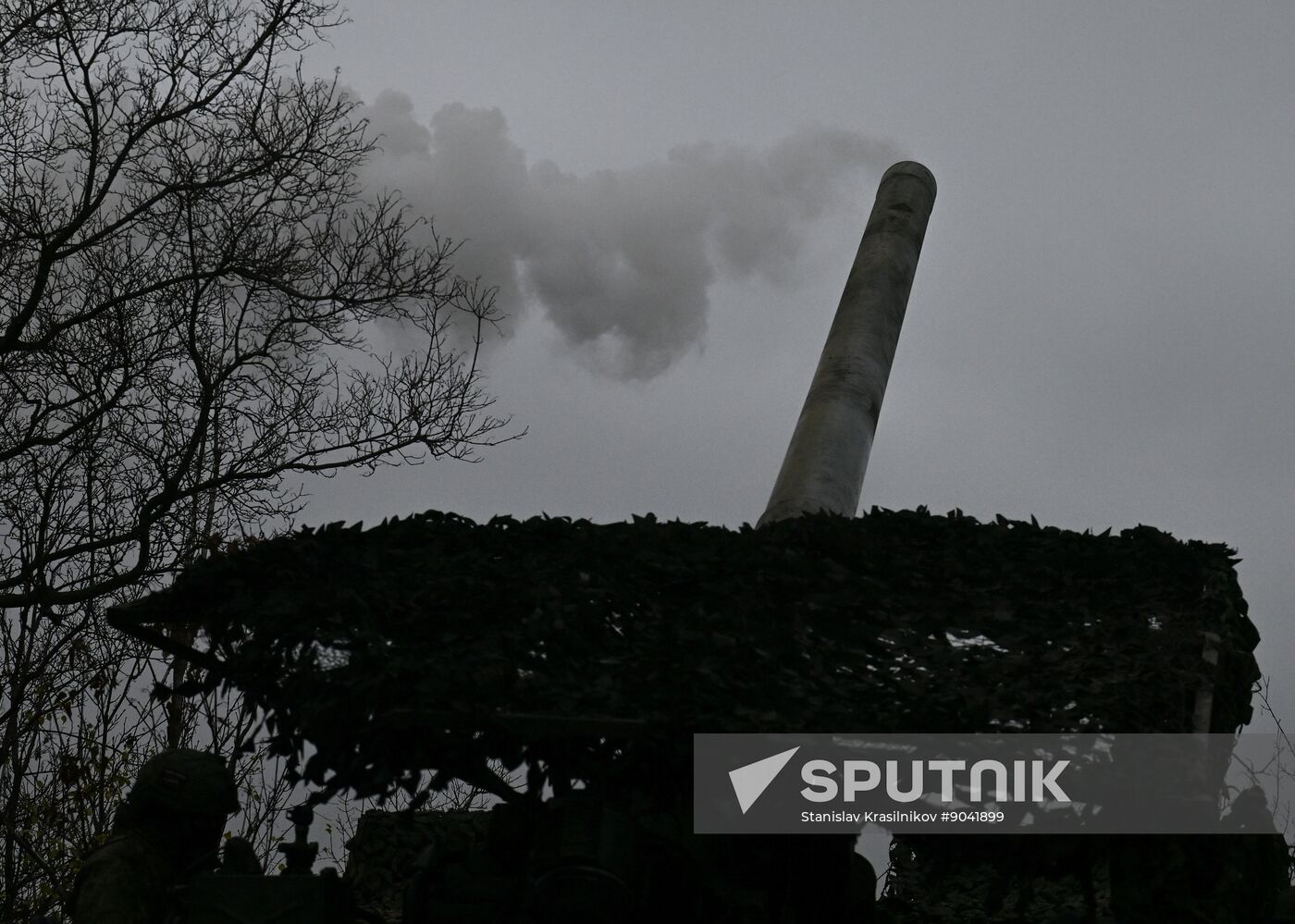 Russia Ukraine Military Operation Artillery Unit