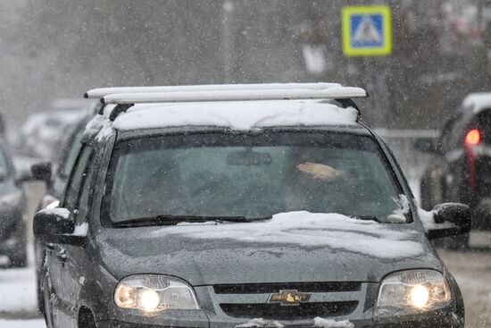 Russia Weather Snowfall