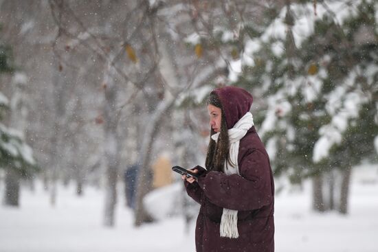 Russia Weather Snowfall