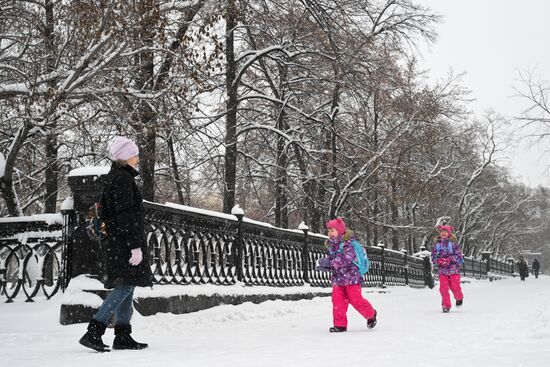 Russia Weather Snowfall