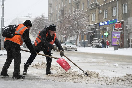 Russia Weather Snowfall