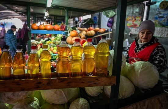 Russia Economy Food Retail