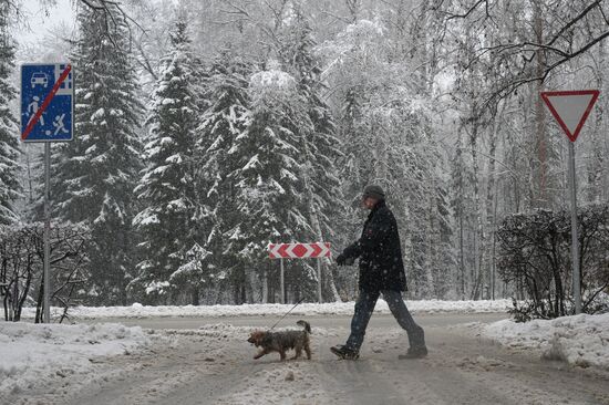 Russia Weather Snowfall