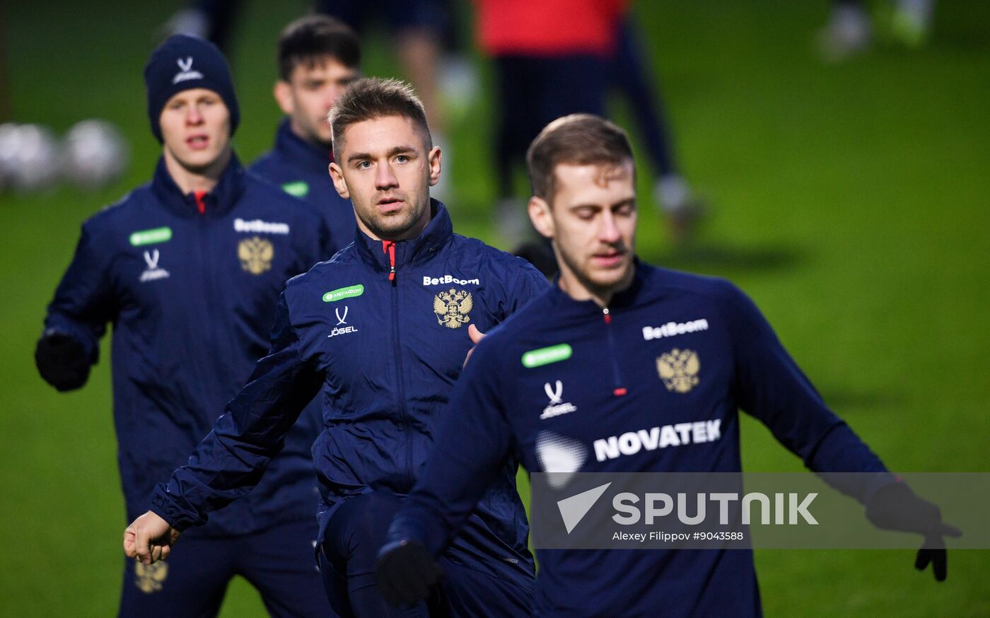 Russia Soccer Friendly Russia Training