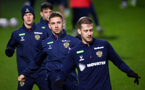 Russia Soccer Friendly Russia Training