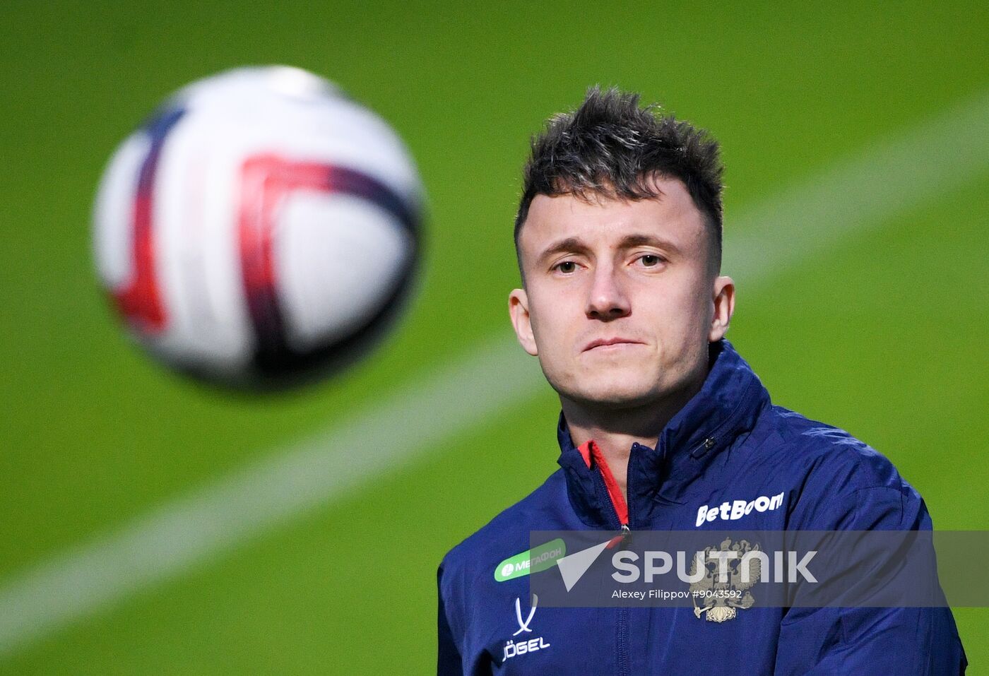 Russia Soccer Friendly Russia Training