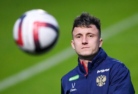 Russia Soccer Friendly Russia Training