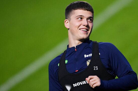 Russia Soccer Friendly Russia Training