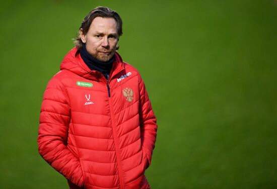 Russia Soccer Friendly Russia Training