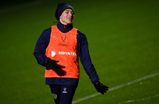 Russia Soccer Friendly Russia Training